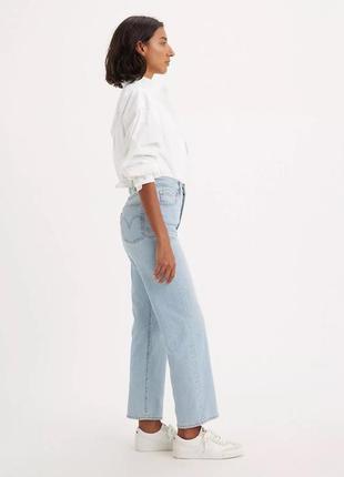 Джинси levi’s модель straight блакитний колір6 фото