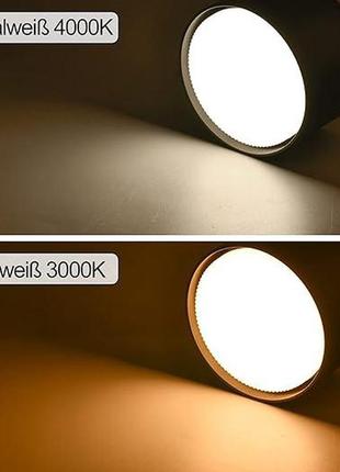 Стельовий світильник boyir led gx53 6 w 230 v black (b0bljhmg7x) вітрина 21412 фото