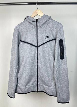 Кофта nike tech fleece чоловіча якісна приємна до тіла, весняна вітрівка1 фото