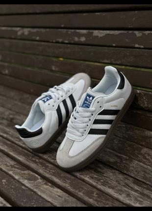 Adidas samba og white4 фото