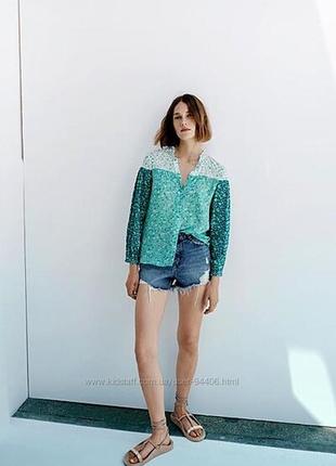 Сорочка, рубашка,блуза  zara 5