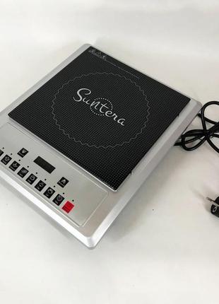 Электроплита инфракрасная настольная suntera icd-1012, 2000вт, mh-557 сенсорные электроплиты