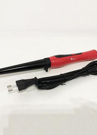 Утюжок для завивки волос domotec ms-4907, плойка с керамическим покрытием, ke-382 маленькая плойка