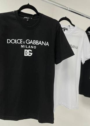 Футболка dolce&amp;gabbana черная женская2 фото