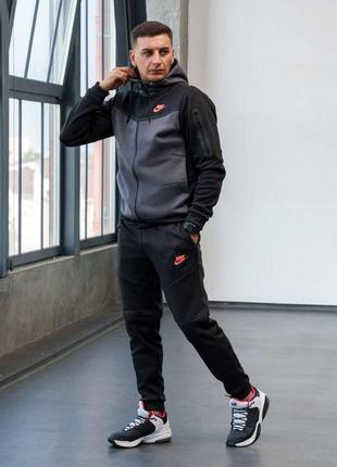 Мужской теплый спортивный костюм nike осень - зима
