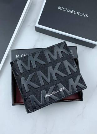Мужской кошелек michael kors черный на подарок