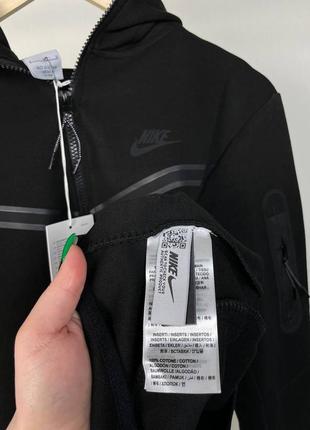 Кофта nike tech fleece чоловіча якісна приємна до тіла, весняна вітрівка4 фото