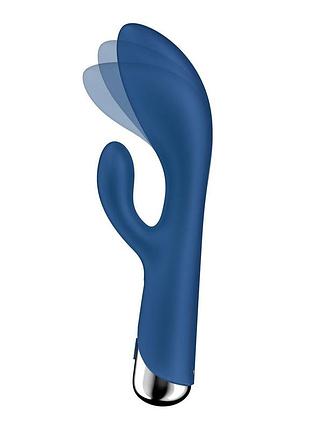 Вібратор-кролик satisfyer spinning rabbit 1 blue 2