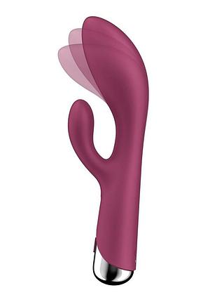 Вибратор-кролик satisfyer spinning rabbit 1 red 2