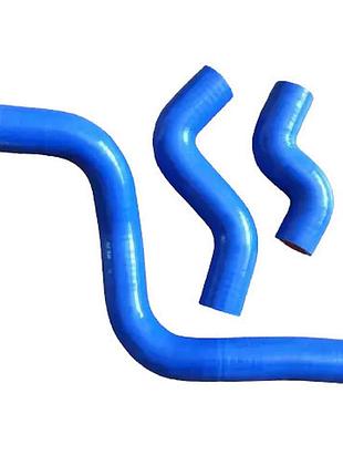 Патрубки радиатора силиконовые daewoo lanos 1.5 с кондиционером 3 шт.