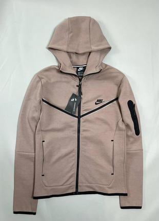 Кофта nike tech fleece мужская качественная приятная к телу, весенняя ветровка