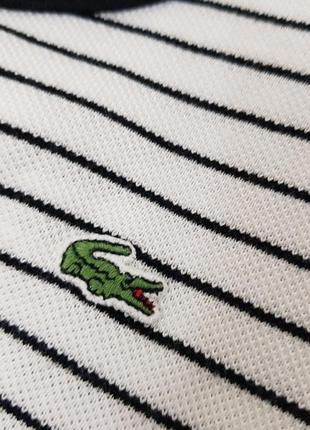 Хлопковое платье в полоску lacoste5 фото