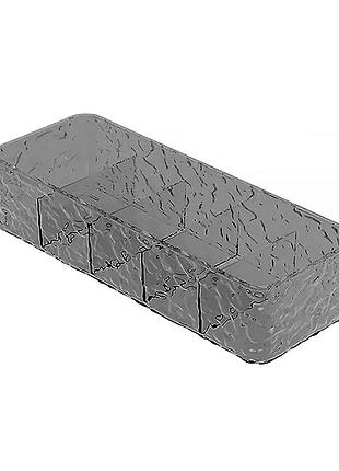 Органайзер-ящик 5099 для хранения носков нижнего белья 5 отделений пластиковый gray