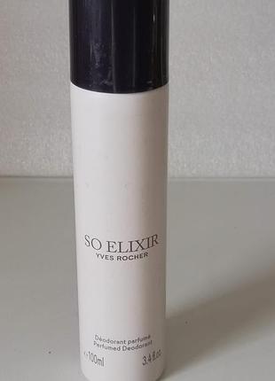 Парфумований дезодорант yves rocher so elixir