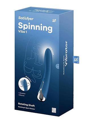 Вибратор satisfyer spinning vibe 1 blue 8