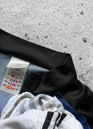 Adidas maglia men’s black stripes vintage cycling jersey bike half zip top26lot shirt винтажная велофутболка, спортивная футболка8 фото