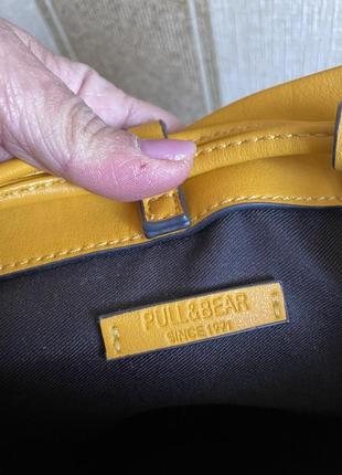 Жовта сумка pull & bear7 фото