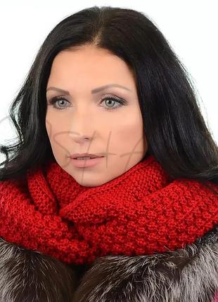 Снуд (хомут) sangek hm18019 красный