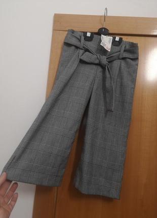 Нові кюлоти h&m на 5-6 років 116 см штани штанішки штанці широкі труби4 фото