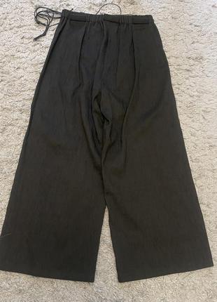 Annette gortz rundholz oska rick owens брюки штани кюлоти з льоном7 фото