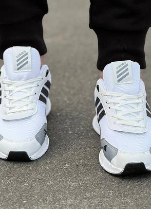 Мужские кроссовки adidas running white3 фото