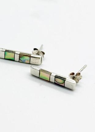 Срібні сережки