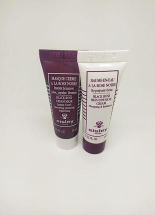 Набор для лица омолаживающий sisley black rose skin infusion cream sisley black rose cream mask