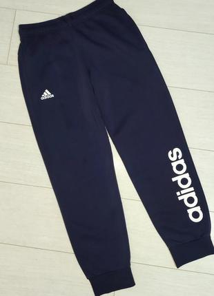 Фирменные спортивные штаны adidas, хлопок1 фото