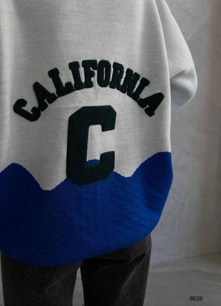 Объемный кардиган california