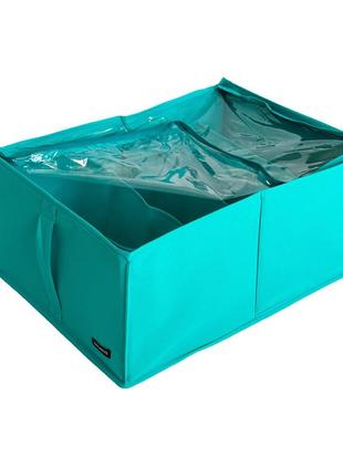 Органайзер для обуви на 4 пары до 42 размера (лазурный)