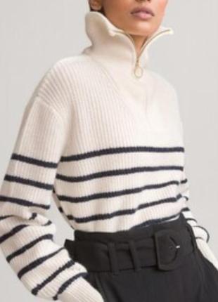 Brave soul half zip jumper knit 🖤🤍