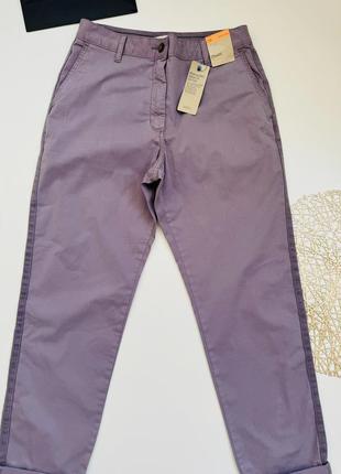 Невероятные сиреневые брюки шиносы стильные модные трендовые marks1 фото