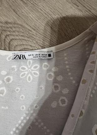 Біла літня сукня плаття сарафан від zara5 фото