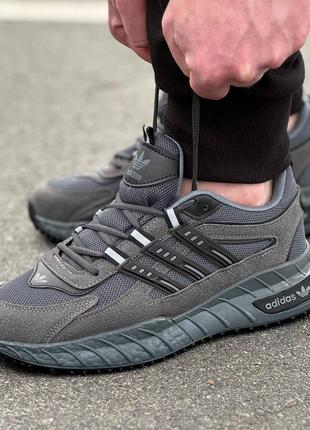 Мужские кроссовки adidas running grey2 фото