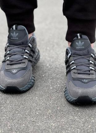 Мужские кроссовки adidas running grey3 фото