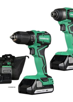 Набір безщіткових шурупокрутів 18в metabo hpt kc18ddx