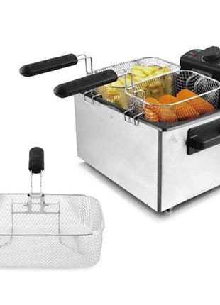 Фритюрница электрическая 5 л 2100 вт профессиональная фритюрница sokany