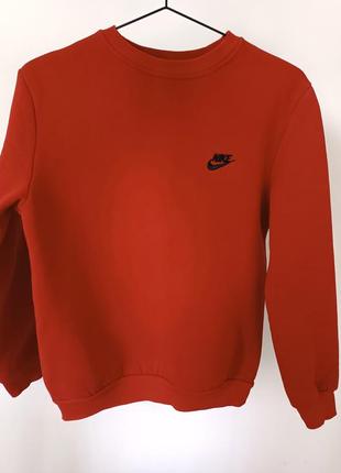 Свитшот на флисе, теплый свитшот