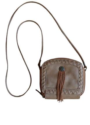 Materials wth leather trm сумка клатч міні сумочка зі шкіряним оздобленням