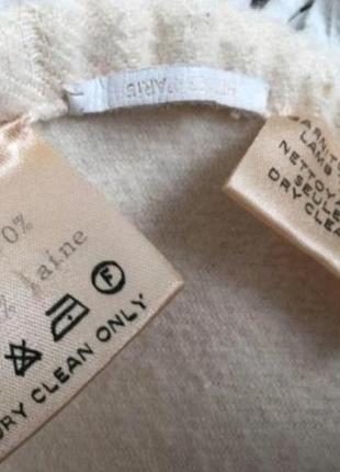 Hermes треугольная кашемировая шаль с бахромой из кожи, винтаж 90-х годов, коллекционная вещь