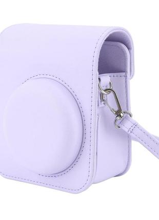 Чохол для фотоапарата fujifilm instax mini 12 lilac purple / фіолетовий (mrk3629)