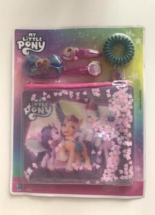 Новый набор my little pony с косметичкой