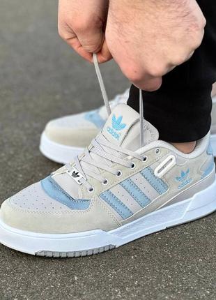 Чоловічі кросівки adidas forum grey3 фото