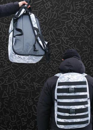 Сірий рюкзак fazan v2 унісекс молодіжний стильний легкий міцний практичний рюкзак fazan v2 на кожен день