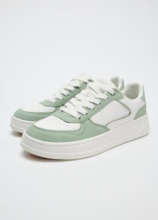 Кеды с вставками zara new
