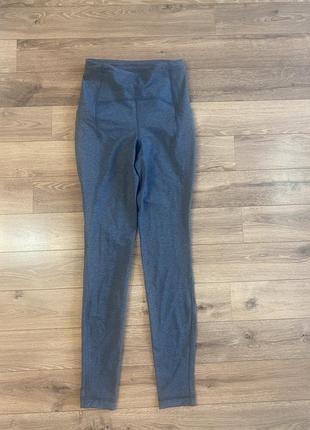 Лосины для бега, lulemon серые.