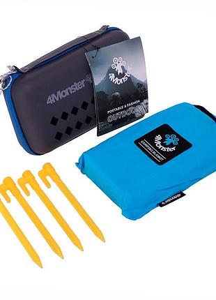 Підстилка-тент для пікніка та пляжу b-epb синій (59622001), 4monster