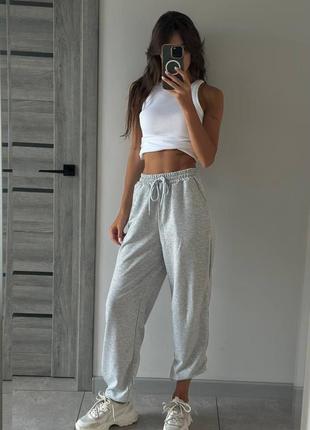 Джоггеры штаны спортивные двунитки3 фото