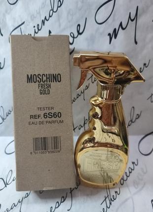 Moschino fresh gold 100 мл тестер