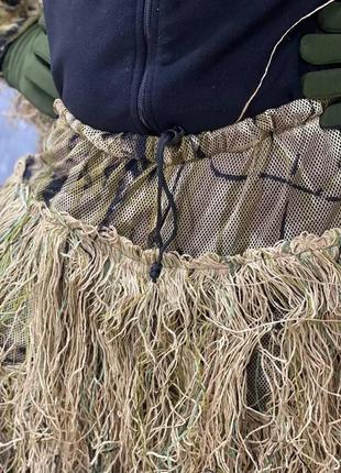 Тактический военный маскировочный костюм койот кикимора снайперский летний масхалат кикимора